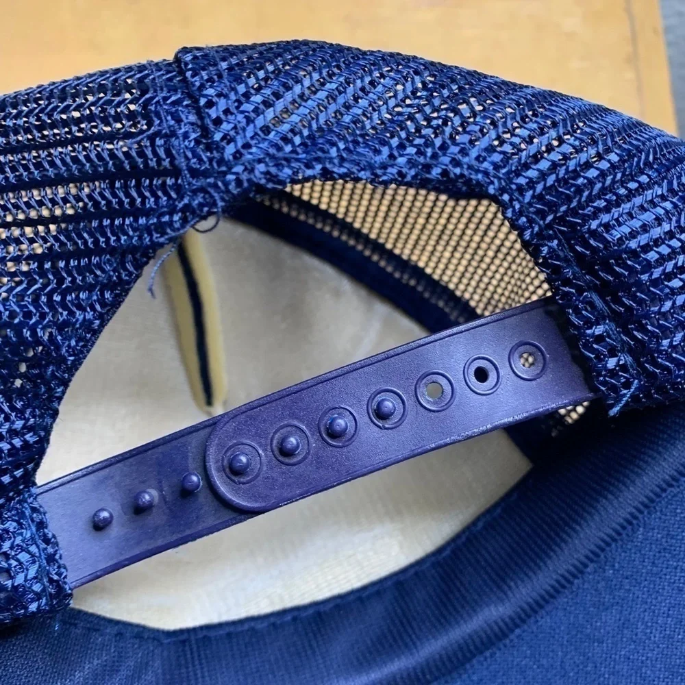 Cal-west Electric Napa Blue And Gold Vintage Snapback Hat - Picture 5 of 9